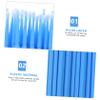 IWOWHERO 2packs Disposable Beauty Cotton Applicator Sticks Large Blue for Makeup Application Dental Use and Practical Eyebrow Grooming view 4
