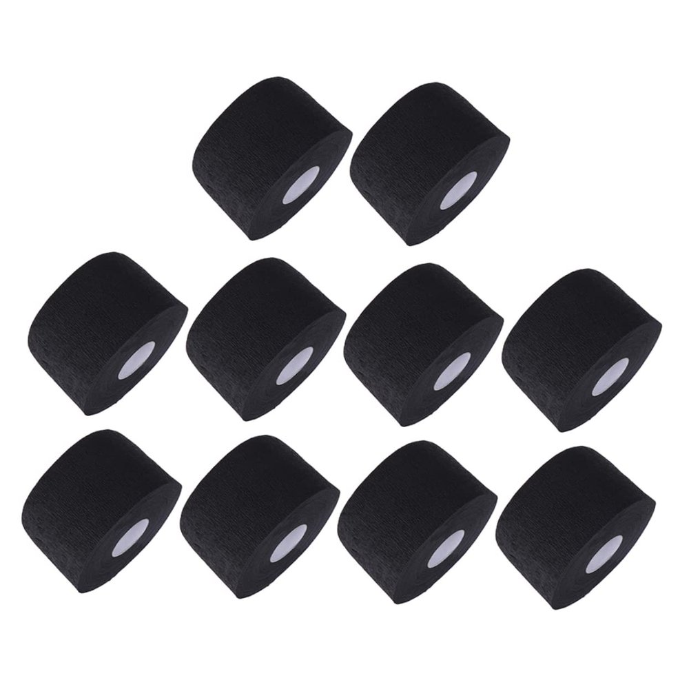 Didiseaon 10pcs Disposal Neck Paper Strips for Barber Stretchy and Gentle Adhesive Neck Duster
