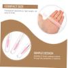 OHPHCALL 10pcs Mascara Tubes Empty Eyelash Applicator Lash Brush Fan Makeup Brush Portable Makeup Tools for Women view 3