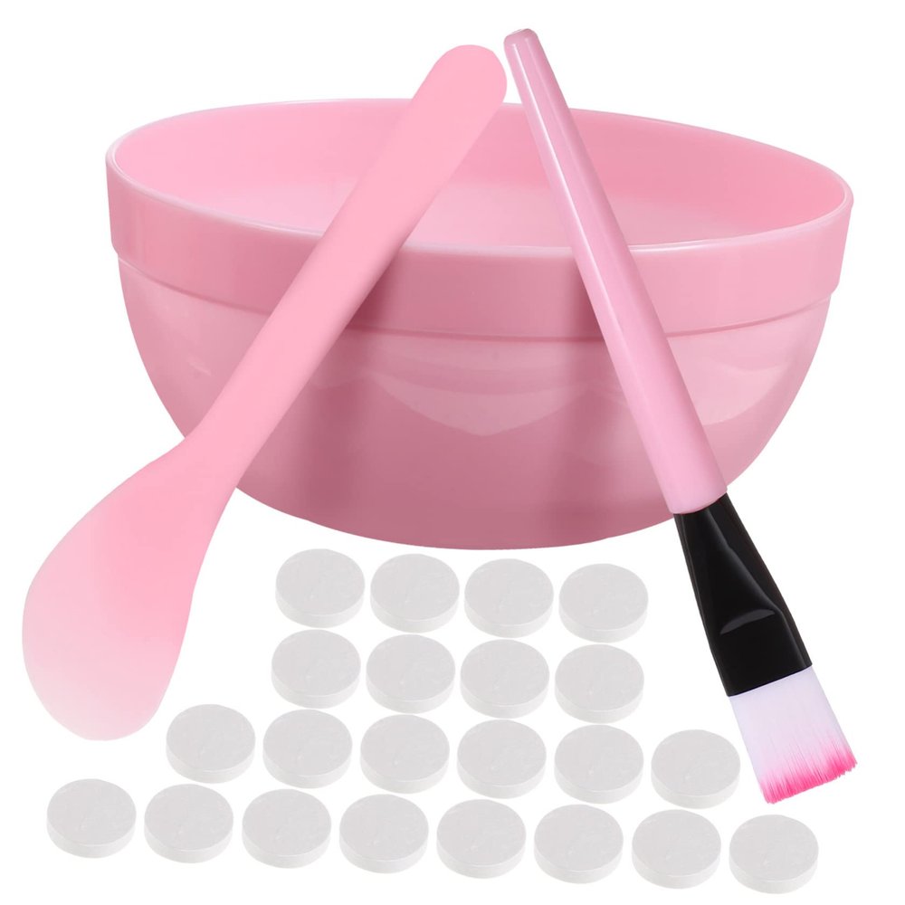 Didiseaon Diy Facial Mask Kit Reusable Face Mask Bowl Brush Scraper Skin Care Tool