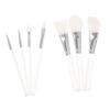 Gogogmee 7pcs Makeup Brush Acrylic Handle Face Mask Applicator Cosmetic Brush Kit for Liquid and Applications Skin-friendly and Easy to Clean view 1