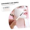 Gogogmee 7pcs Makeup Brush Acrylic Handle Face Mask Applicator Cosmetic Brush Kit for Liquid and Applications Skin-friendly and Easy to Clean view 3