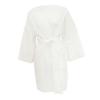 OATIPHO Disposable Spa Robe Single Use Bathrobe for Salon Sauna and Travel Salon Body Wrap Skirt for Women and Men Convenient Clean and Portable White view 1