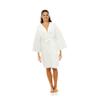 OATIPHO Disposable Spa Robe Single Use Bathrobe for Salon Sauna and Travel Salon Body Wrap Skirt for Women and Men Convenient Clean and Portable White view 3