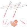 Gogogmee 10pcs Portable Eyelash Brush with Handle Eyebrow and Makeup Applicator for Mascara and Eyelash Extensions for Women Makeup Routine view 3
