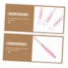 Gogogmee 10pcs Portable Eyelash Brush with Handle Eyebrow and Makeup Applicator for Mascara and Eyelash Extensions for Women Makeup Routine view 4