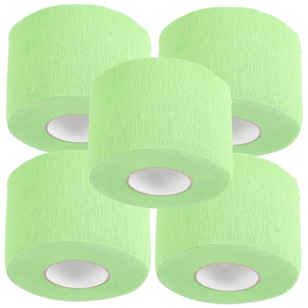 Didiseaon 5rolls Disposal Hair Cutting Neck Strips Soft Stretchy Paper Wrapping for Hair Barber Tools Salon Accessory