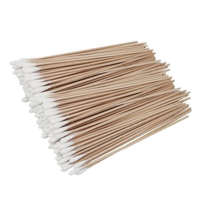 PLAFOPE 6packs Cotton Swabs for Pets Single Head Wooden Sticks for Ear Cleaning and Sanitation Applicators Safe Cotton Material for Comfortable Use