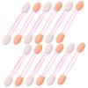 BIUDECO 100pcs Disposable Dual-sided Eyeshadow Applicators Comfortable Eye Makeup Brush Sticks for Girls for Home Salon Use for Even Application and Daily Makeup Needs view 1