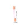 BIUDECO 100pcs Disposable Dual-sided Eyeshadow Applicators Comfortable Eye Makeup Brush Sticks for Girls for Home Salon Use for Even Application and Daily Makeup Needs view 2