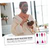 Didiseaon 4pcs Double-ended Silicone Facial Mask Applicators Portable Beauty Tools for Even Application of Skincare Products for Mud Masks and Treatments view 2