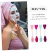 Didiseaon 4pcs Double-ended Silicone Facial Mask Applicators Portable Beauty Tools for Even Application of Skincare Products for Mud Masks and Treatments view 3