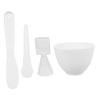 Baluue Skincare Face Masks Mask Mixing Bowl Silicone Mixing Bowls Applicator Diy Supply White view 1