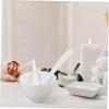 Baluue Skincare Face Masks Mask Mixing Bowl Silicone Mixing Bowls Applicator Diy Supply White view 4
