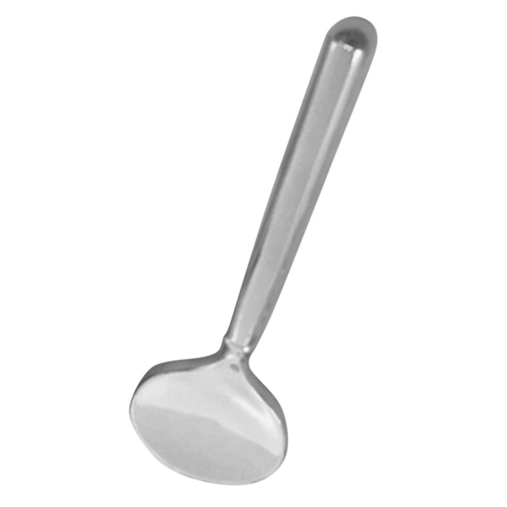 IWOWHERO Small Makeup Spoon Metal Beauty Scoop for Face Masks Skin Treatment Cream