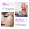 Didiseaon 6pcs Silicone Eyeshadow and Lip Applicator Transparent Cover Easy to Use Makeup Tools for Lip Masks and Eyeshadow Application for Fashion Enthusiasts view 2