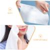 TOBBOMEY Soft Cotton Face Towel Disposal Facial Cleansing Pads for Makeup Removal Washing Face view 3