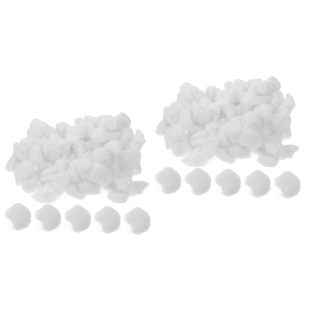 Didiseaon 2pcs Cotton Balls for Makeup Removal Nail Art Soft Gentle Lint for Daily Cleaning Travel Home Use