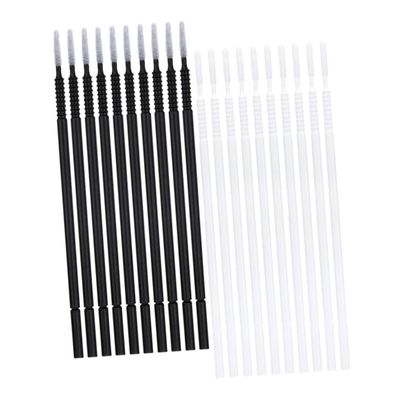 Didiseaon 400pcs Micro Eyelash Cleaning Swabs Spoolie Brush for Eyebrow Eye Makeup Cotton Swabs for Lash Grafting