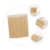 TOVINANNA 100pcs Bamboo Lipstick Brush Applicator Disposable Makeup Brush Skin-friendly Lip Makeup Sticks for Women Girls view 4