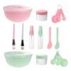 Didiseaon 2sets Facial Mask Bowl and Stirring Rod Set Practical Tools for Beauty Treatments and Skin Care Convenient Mixing Kit Green view 1