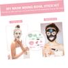 Didiseaon 2sets Facial Mask Bowl and Stirring Rod Set Practical Tools for Beauty Treatments and Skin Care Convenient Mixing Kit Green view 3