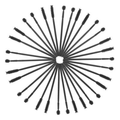 FOMIYES 100pcs Disposable Eyelash Wands Eyebrow Brushes Soft Skin-friendly Makeup Applicators for Precise Eyelash Extensions Eyebrow Grooming for Women