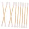 Didiseaon 100pcs Cotton Swabs Bulk Disposable Cotton Sticks Pointed Spiral Tips Newborn to Boy Girl Safe Cleaning view 1