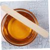 Didiseaon 100pieces Disposable Wooden Wax Sticks Hair Removal Applicators for Sensitive Areas Smooth Spatulas for Body Waxing Sticks Per Box for Home Use view 3