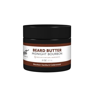 Detroit Grooming Co. Beard Butter for Men | Limited Edition | Softens, Hydrates & Nourishes with Safflower Oil & Shea Butter | Midnight Bourbon Scent, 2oz