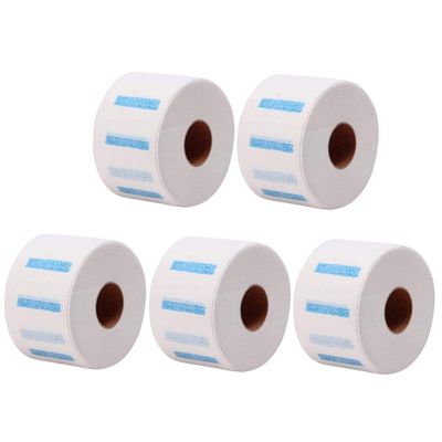 Didiseaon 5rolls Haircut Neck Strip Paper Barber Neck Paper Tissue Soft Flexible for Salon