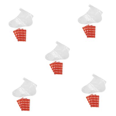Didiseaon 5sets Foot Pads Heel Socks Dead Skin Remover Slipper Socks Salon Spa Home Use