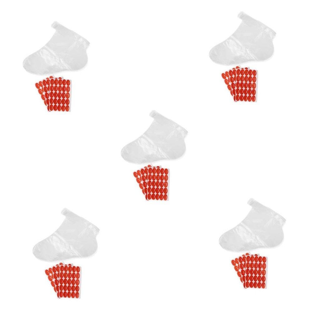 Didiseaon 5sets Foot Pads Heel Socks Dead Skin Remover Slipper Socks Salon Spa Home Use