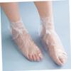 Didiseaon 5sets Foot Pads Heel Socks Dead Skin Remover Slipper Socks Salon Spa Home Use view 4