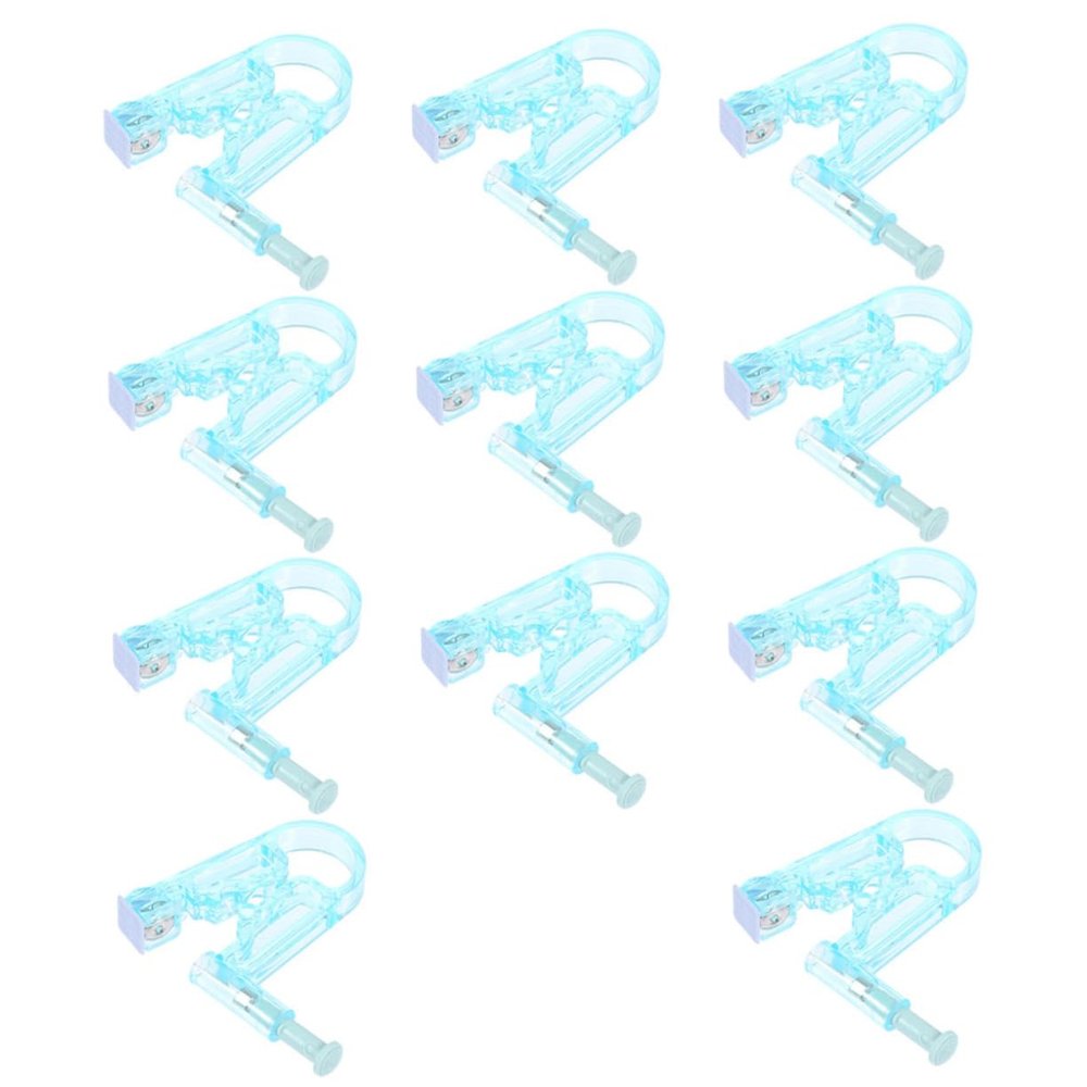 Didiseaon 10pcs Painless Ear Piercing Tool Earring Piercers Easy to Use Piercing Device