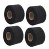 SOESFOUFU 4rolls Disposable Barber Neck Paper Strips Stretchy Neck Bands for Hair Cutting and Dying of Black Protection for Barbershop and Salon Use view 1