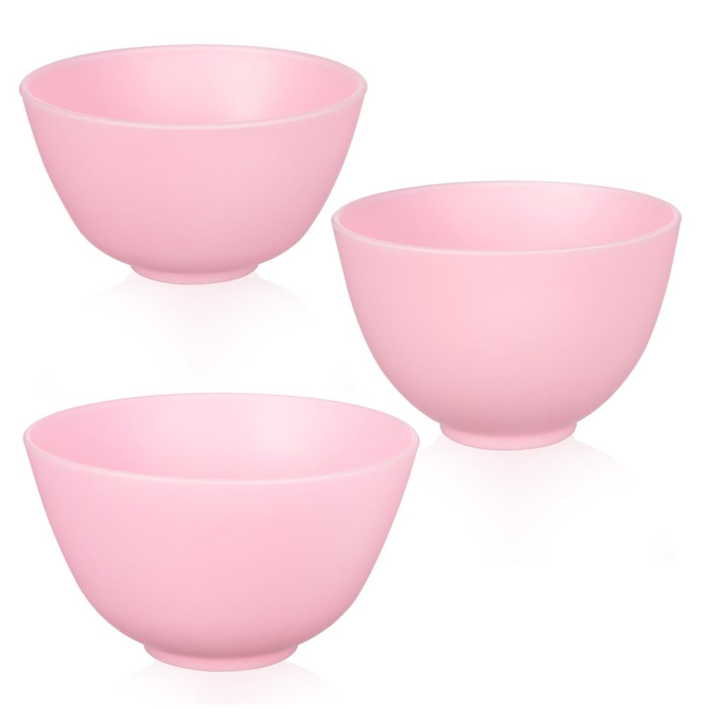 3 Piece Silicone Facial Mask Mixing Bowls for DIY Beauty