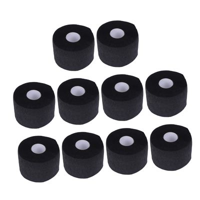 FRCOLOR 10pcs Barber Neck Strips Paper Neck Protection for Haircuts Stretchy Wrap Barber Paper