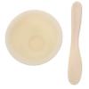 Baluue 1set Facial Mask Mixing Bowls Silicone Mask Bowls with Applicator for Spa Use Lightweight and Portable Beauty Accessories for Home Travel and Self-care view 1
