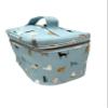 AWW GIFFTS Large Cosmetic Makeup Bag - Multicolor ~ Quirky Playful Cats Kitten ~ Trip Case Portable for Travel, Toiletry Organizer - Full Zip Closure | Handle to Carry | 10x6x6 inches view 1