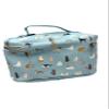 AWW GIFFTS Large Cosmetic Makeup Bag - Multicolor ~ Quirky Playful Cats Kitten ~ Trip Case Portable for Travel, Toiletry Organizer - Full Zip Closure | Handle to Carry | 10x6x6 inches view 2