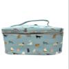 AWW GIFFTS Large Cosmetic Makeup Bag - Multicolor ~ Quirky Playful Cats Kitten ~ Trip Case Portable for Travel, Toiletry Organizer - Full Zip Closure | Handle to Carry | 10x6x6 inches view 4