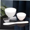TOVINANNA Silicone Mask Bowl Set 5pcs Mask Mixing Bowl Spa Tool for Facial White Diy Mixing view 3