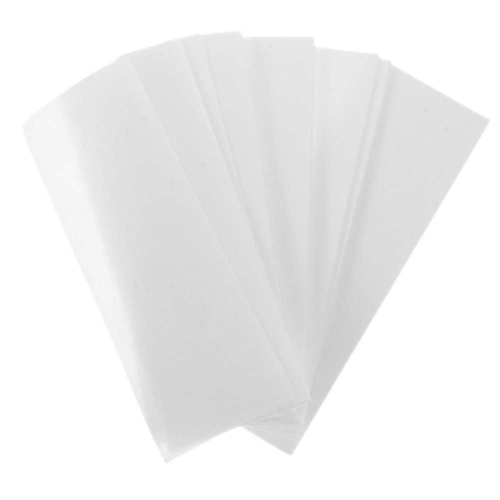 NOLITOY 400pcs Non-woven Wax Strips for Body and Facial Hair Removal Disposable Tear-resistant for Smooth Skin Legs Arms and Face