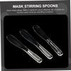NOLITOY 6pcs Face Spatulas Mini Abs Face Mask Spoons Set for Skin Care for Diy Beauty Masks Creams view 3