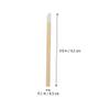 Baluue 100pcs Bamboo Lipstick Brush Applicator Disposal Makeup Brush for Lip Makeup Easy to Carry Portable Lipstick Applicators for Women view 2