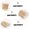 Baluue 100pcs Bamboo Lipstick Brush Applicator Disposal Makeup Brush for Lip Makeup Easy to Carry Portable Lipstick Applicators for Women view 3