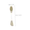 BIUDECO 3pcs Double Silicone Facial Mask Applicator Brush for Spa and Home Use Gentle Face Scrubber Tool view 2