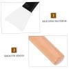 IWOWHERO 2pcs Facial Mask Brushes for Women Ergonomic Makeup Applicators for Even Mask Application Portable Lightweight Beauty Tools Natural Color view 4