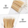 BIUDECO 100pcs Bamboo Lipstick Brush Makeup Brushes Lip Wands for Lips Lipstick Applicators Gloss Applicator view 3